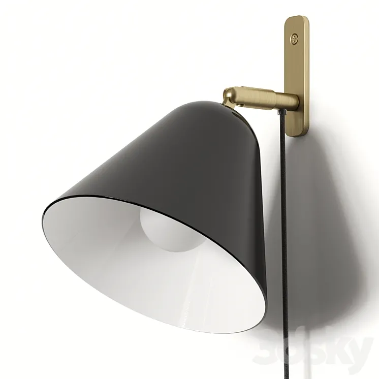 La Redoute Copita Wall Lamp 3D Model Free Download