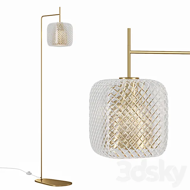 La Redoute Floor lamp Mistinguett 3D Model La Redoute Floor lamp Mistinguett 3D Model