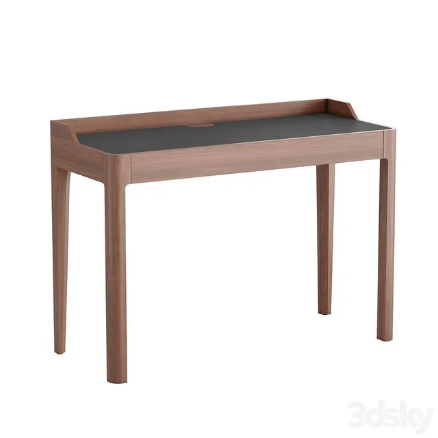 La Redoute Junius Desk walnut wood 3D Model