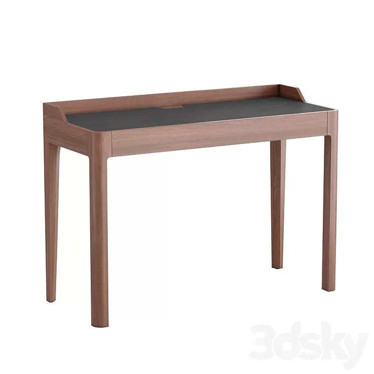 La Redoute Junius Desk walnut wood 3D Model Free Download La Redoute Junius Desk walnut wood 3D Model Free Download
