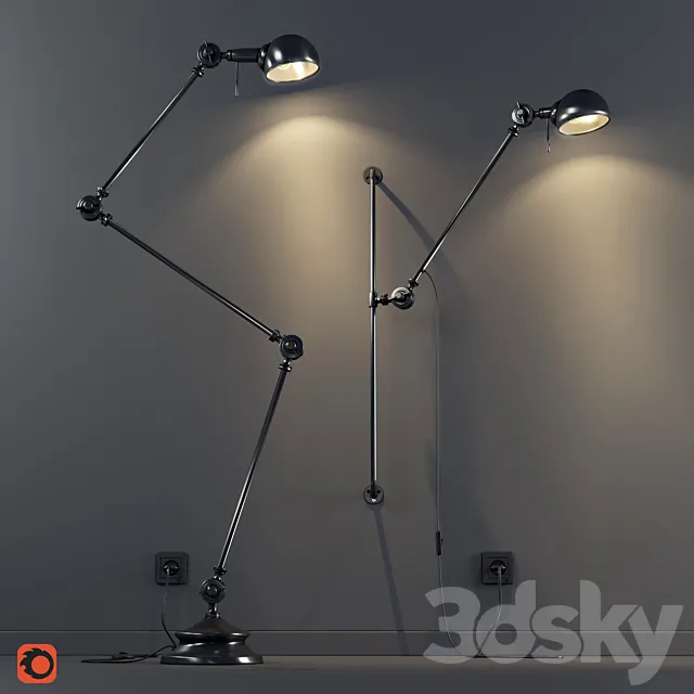 La Redoute KIKAN Lamps 3D Model