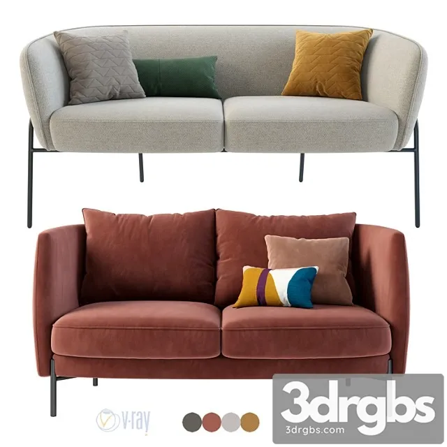 La redoute. laika sofa. am.pm. arcus sofa. 2 3D Model Download La redoute. laika sofa. am.pm. arcus sofa. 2 3D Model Download