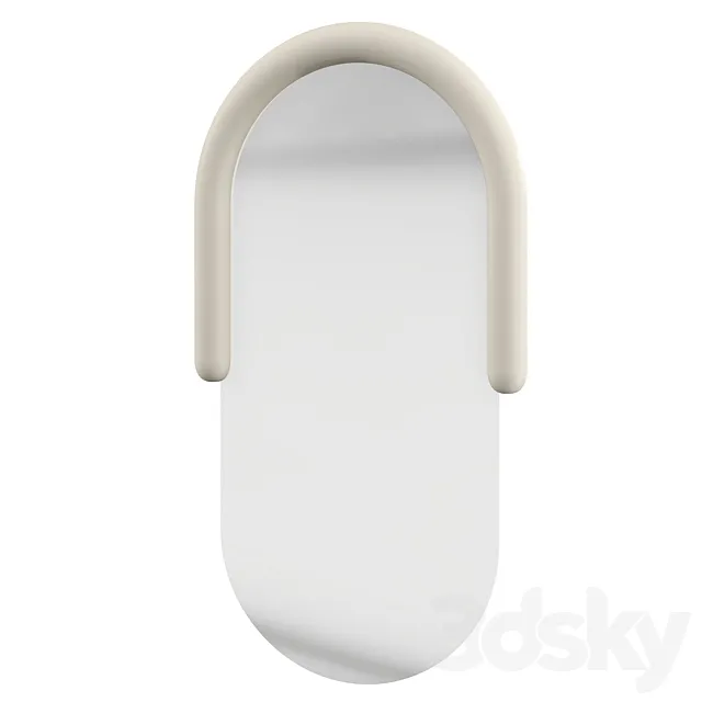 La Redoute Pantera oval mirror 3D Model