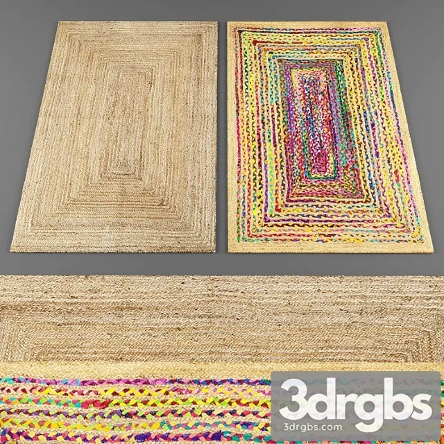 La redoute rugs collection 09 3D Model Download