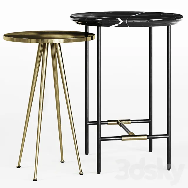 La Redoute side table Botello Luxore 3D Model