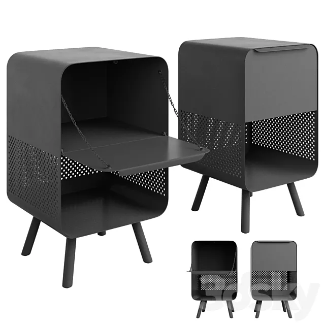 La Redoute table steel 3D Model La Redoute table steel 3D Model