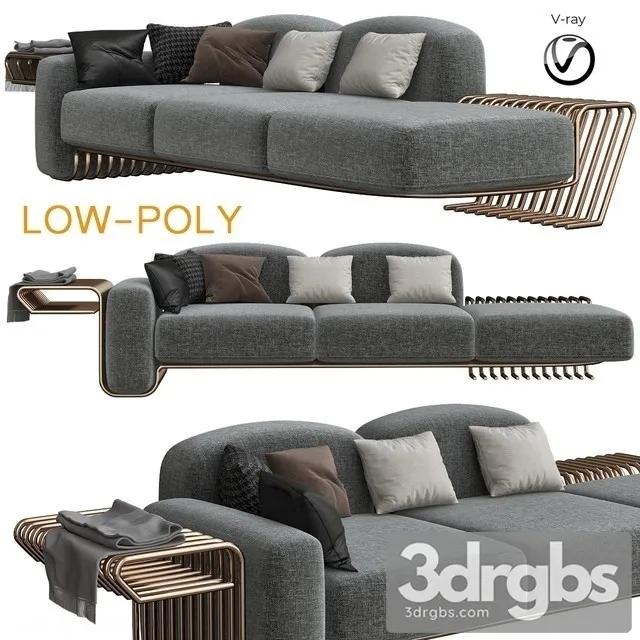La Sofa By Atelier D Amis 01 3D Model Download La Sofa By Atelier D Amis 01 3D Model Download