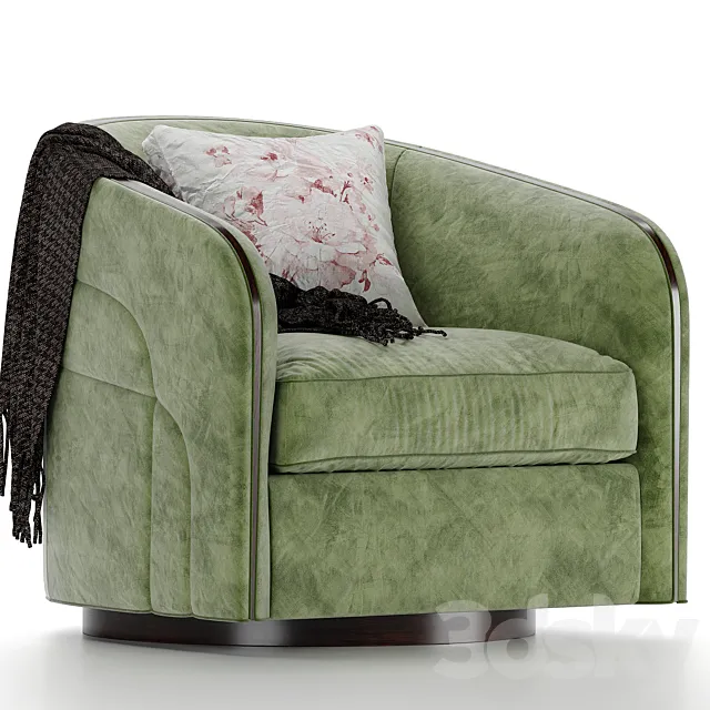 La vie de la fete-Caracole chair 3DModel