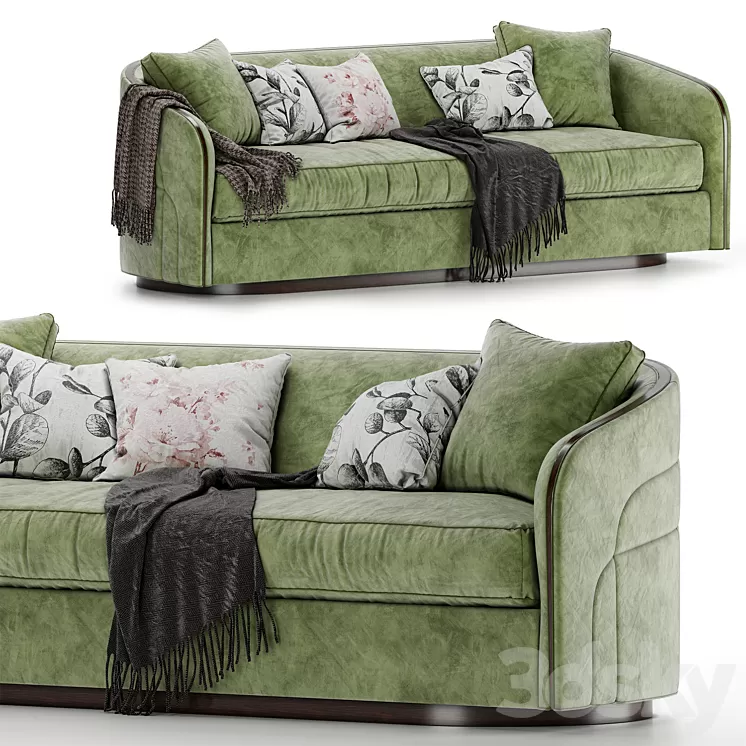 La vie de la fete caracole sofa 3D Model La vie de la fete caracole sofa 3D Model