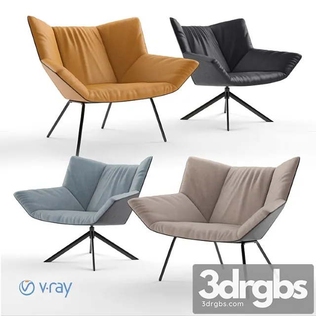 Label. armchair gustav. 3D Model Download