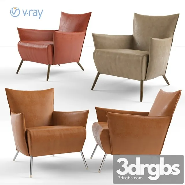 Label. cheo armchair. 3D Model Download