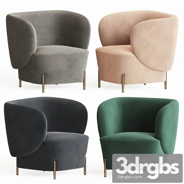 Labimba Armchair Sphaus 3D Model Download