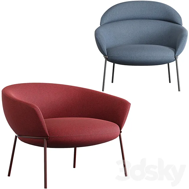 LaCividina Swale armchair 3DModel