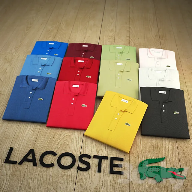Lacoste T shirt 3D Model