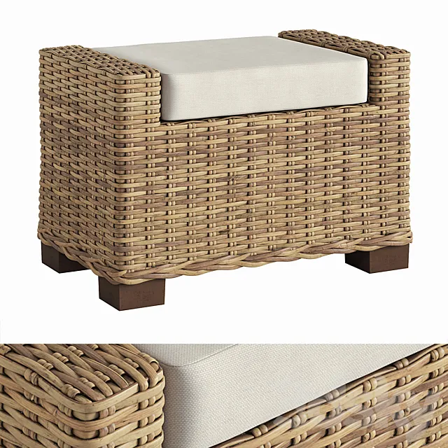 Lacquered kubu-rattan 3DModel Lacquered kubu-rattan 3DModel