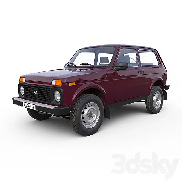 Lada 4×4 3D Model