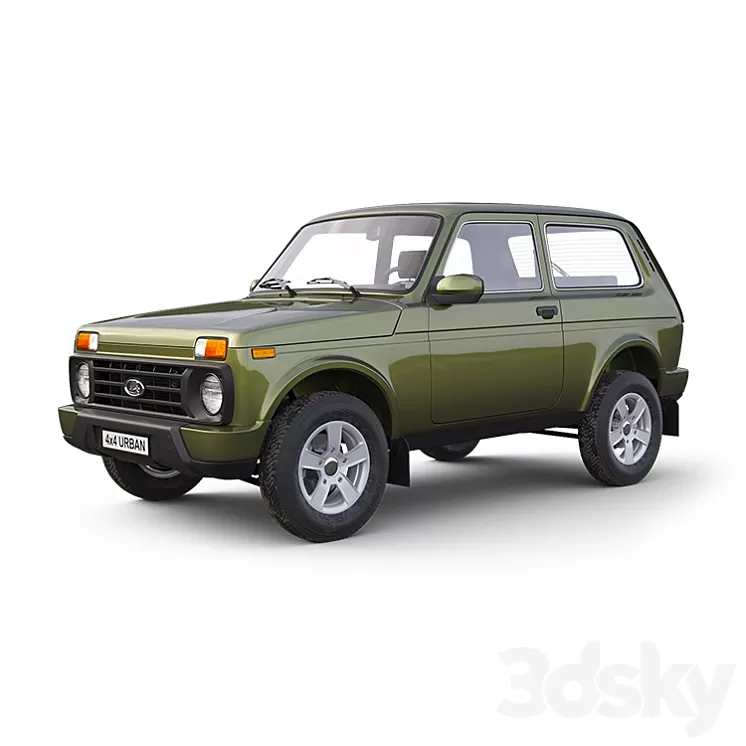 Lada 4×4 Urban 3D Model