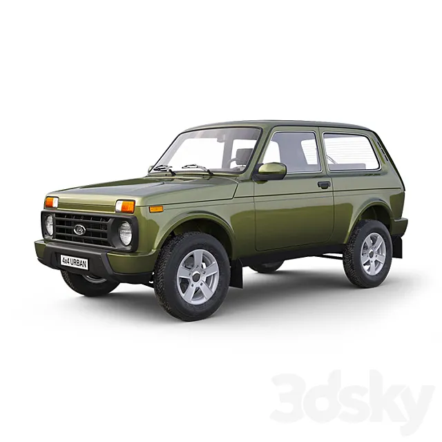 Lada 4×4 Urban 3DModel