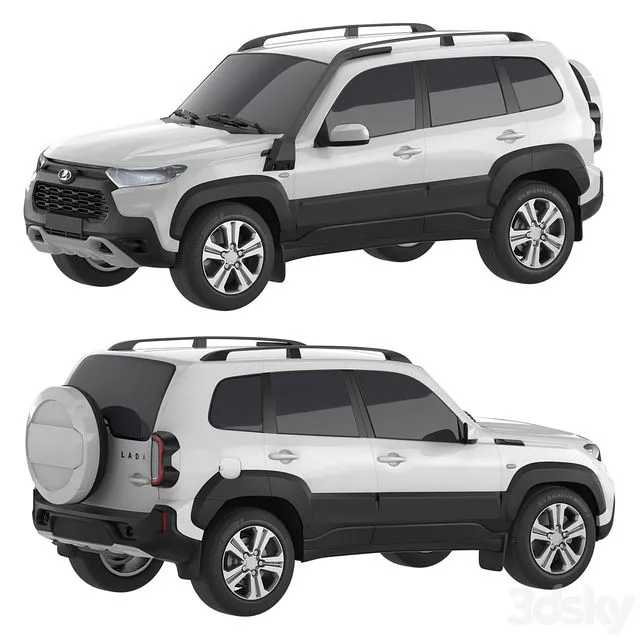 Lada Niva Travel Off-road 3D Model
