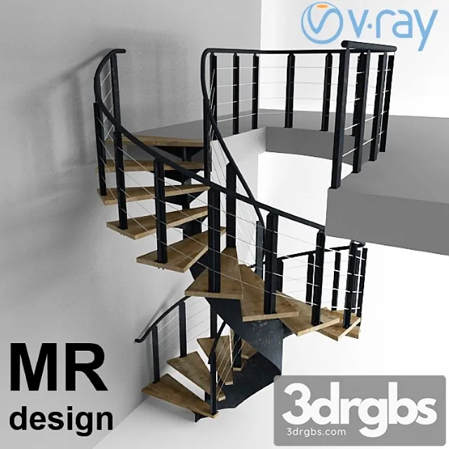 Ladder from the studio mrdesign 3D Model Download