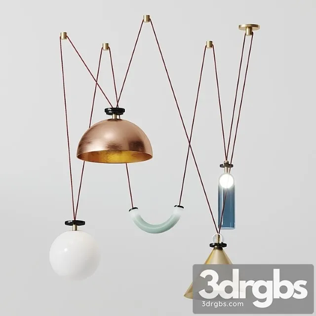 Ladies and gentlemen studio scandinavia shape up 5 piece 3D Model Download