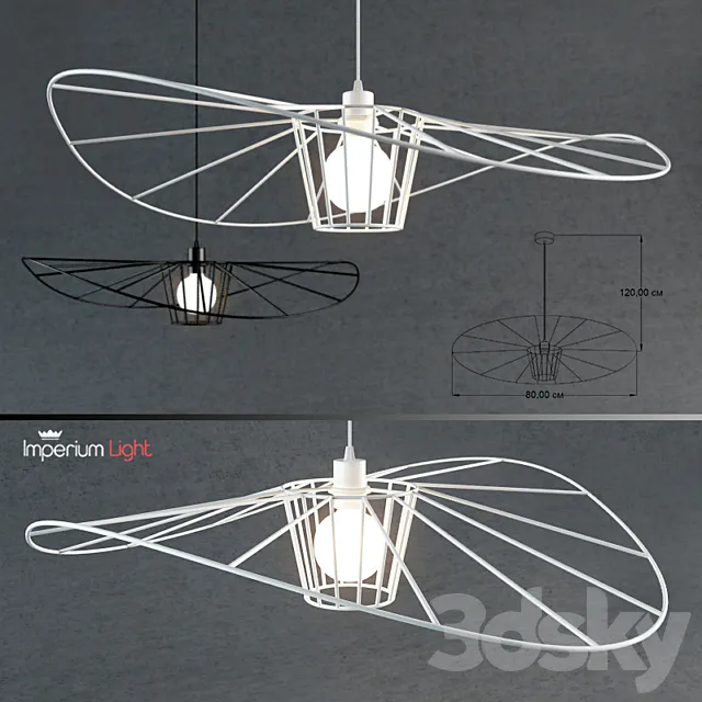 Lady pendant lamp 3D Model Lady pendant lamp 3D Model