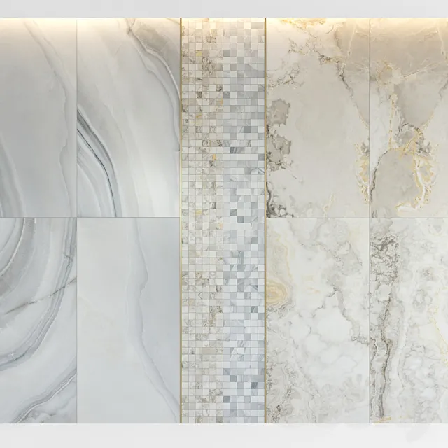 LaFaenza Oro Decor set2 3DModel