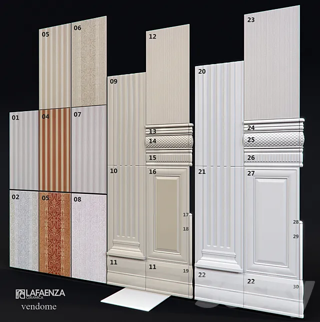 LAFAENZA Vendome 3DModel LAFAENZA Vendome 3DModel