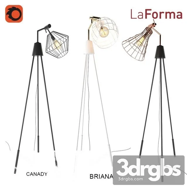 Laforma Floor Lamp 3D Model Download