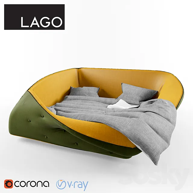 Lago Colletto 3D Model