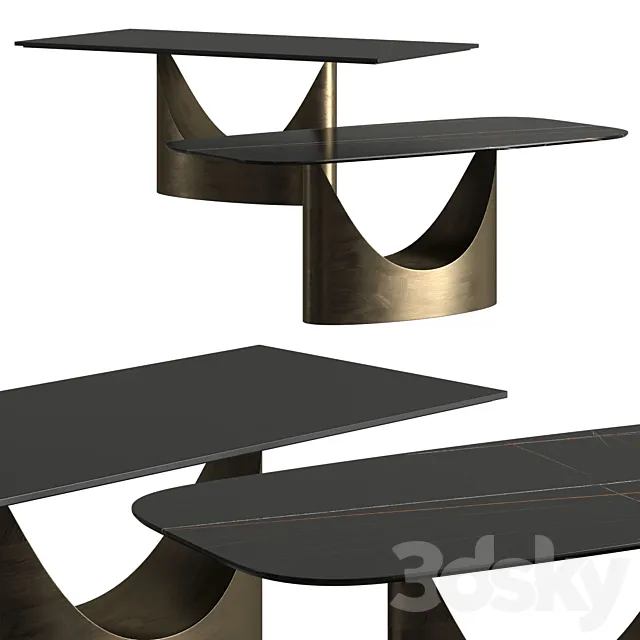 Lago U Dining Tables 3DModel