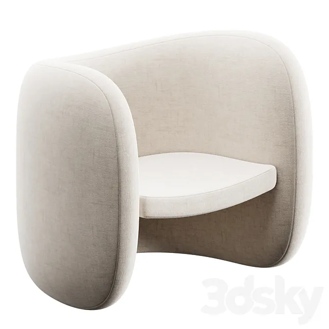 Lagoa Armchair 3D Model