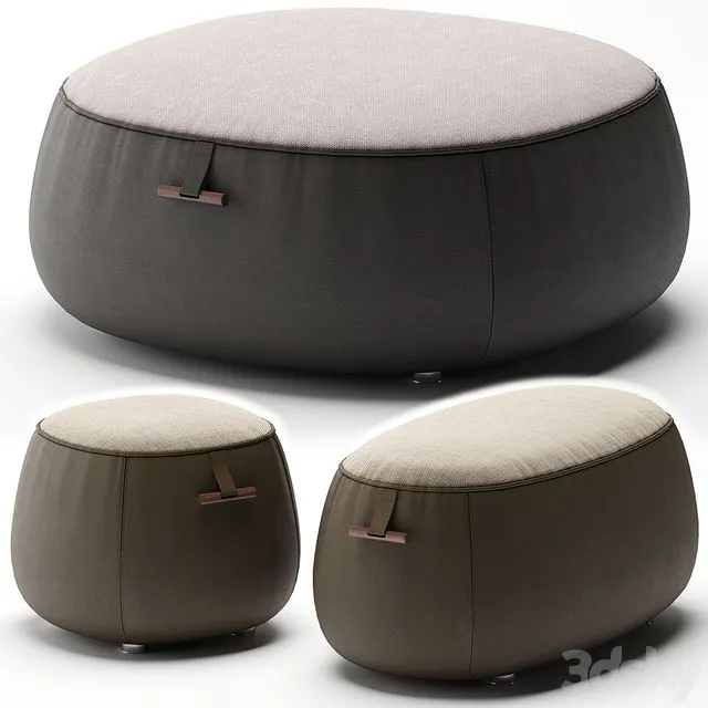 Lagom Poufs – Porada 3D Model Lagom Poufs – Porada 3D Model