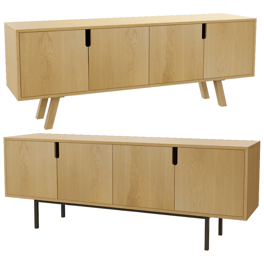 Lagom – Tumba Goody Oak Stand 3D Model