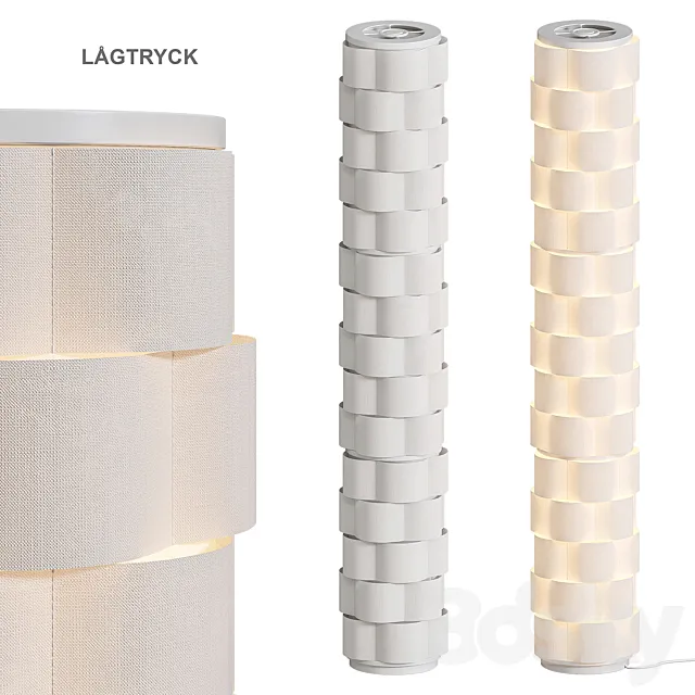 LÅGTRYCK IKEA Floor lamp 3DModel