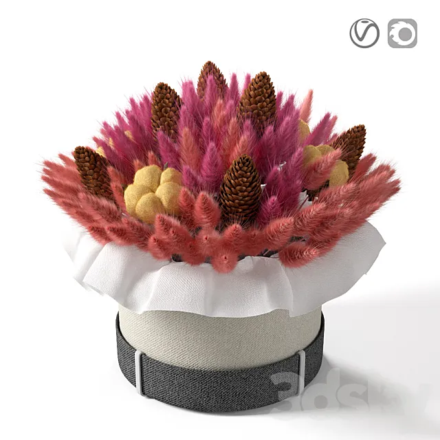 Lagurus bouquet 3DModel