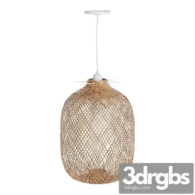 Laki Bamboo Pendant Light Shade 1 3D Model Download