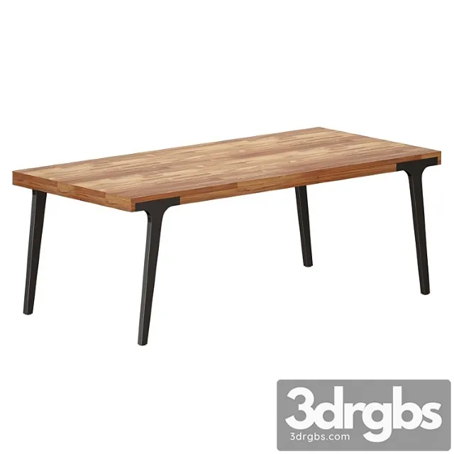 Lakin recycled teak extendable dining table (crate and barrel) Lakin recycled teak extendable dining table (crate and barrel)