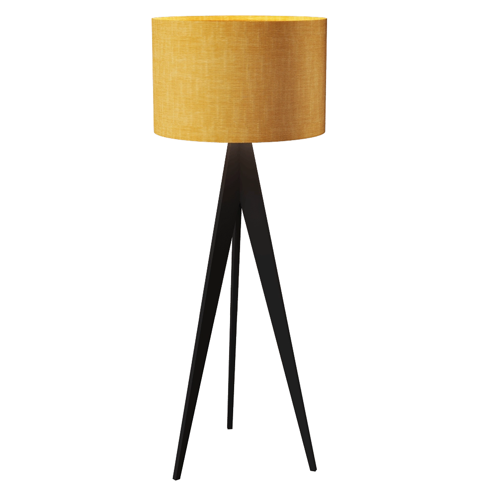 LaLampa – Floor lamp Tripod Wood 3D Model