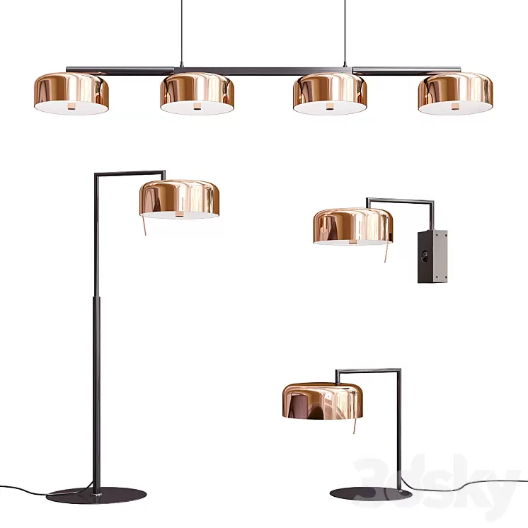 Lalu Lamp Collection – 4 types 3D Model Lalu Lamp Collection – 4 types 3D Model