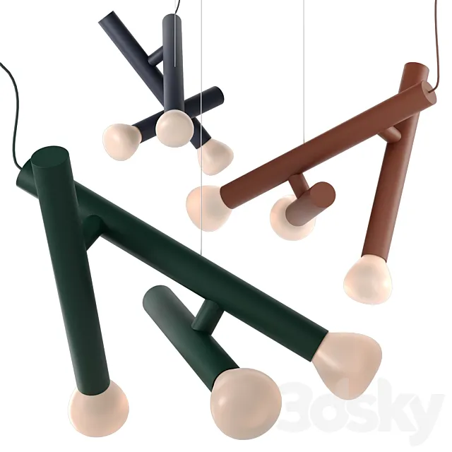 Lambert & Fils PARC 04 Pendant Light 3D Model Lambert & Fils PARC 04 Pendant Light 3D Model