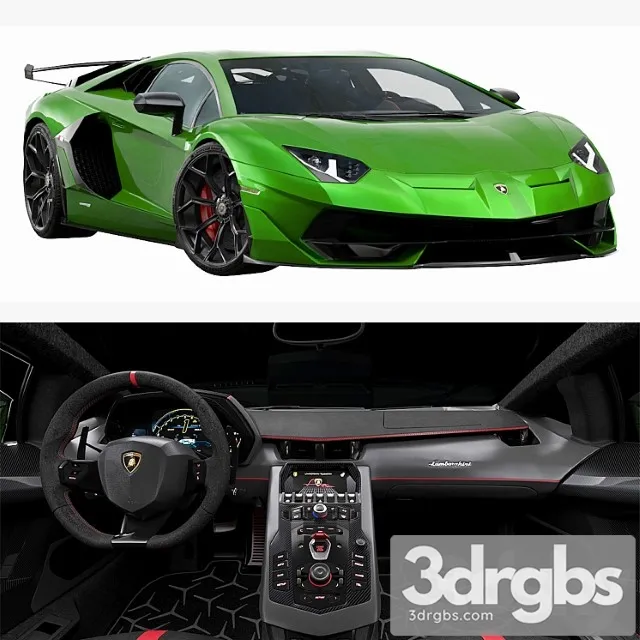 Lamborghini Aventador Svj 3D Model Download