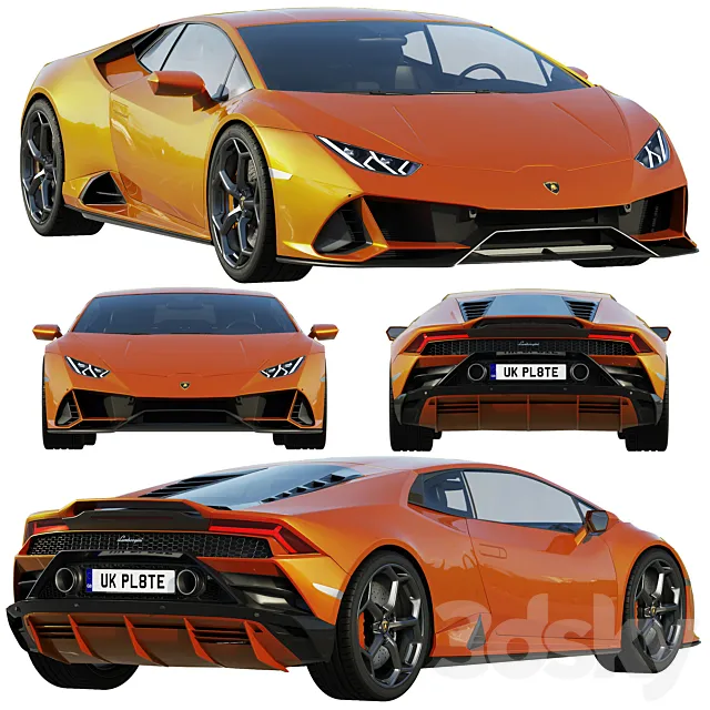 Lamborghini Huracan EVO 2019 3DModel