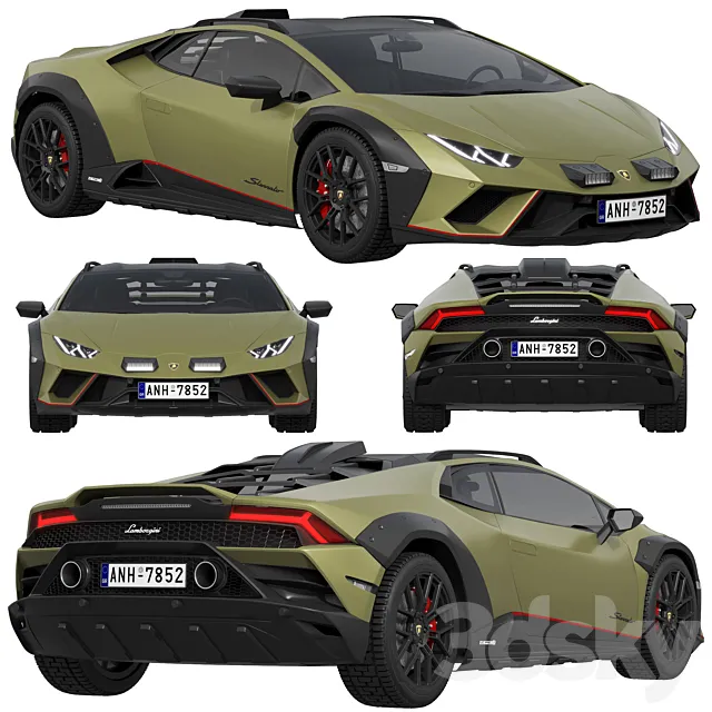 Lamborghini Huracan Sterrato 3D Model