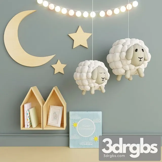 Lambs for Baby 3D Model Download