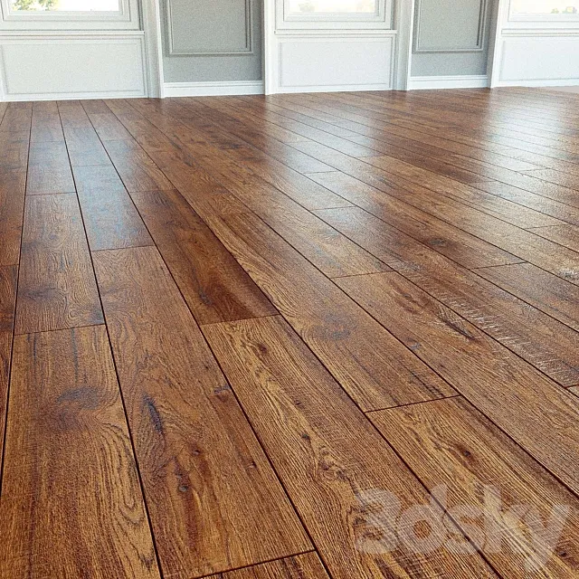 Laminate. Natural wood. 002 3D Model