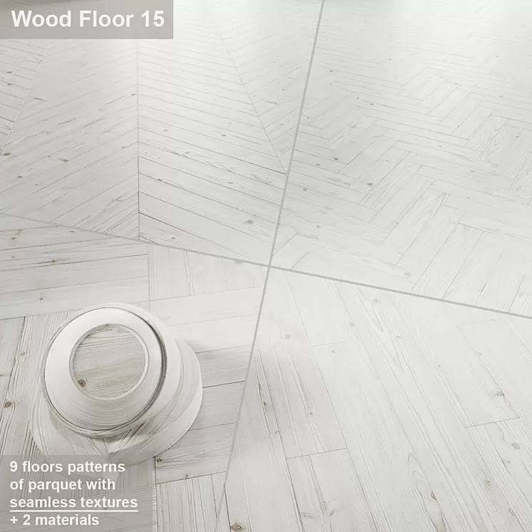 Laminate | Parquet | Seamless wood material # 14 3D Model