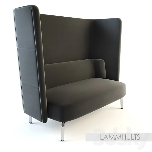 Lammhults PORTUS Armchaire 3D Model Lammhults PORTUS Armchaire 3D Model