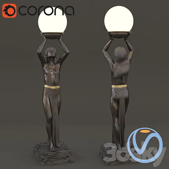 lamp Amazon 3D Model lamp Amazon 3D Model