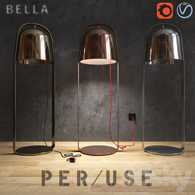 Lamp Bella by PERUSE 3DModel Lamp Bella by PERUSE 3DModel